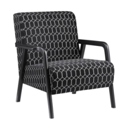 Фотография Кресло Swan Chair серый, искуственная замша
